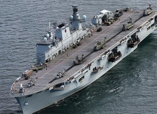 HMS Ocean Baltops
