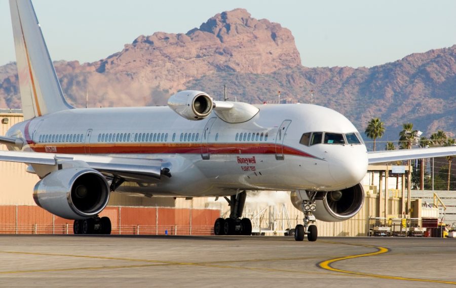 Honeywell brought its industry-leading test aircraft to Dubai for a three-day stop as part of final testing for a revolutionary new GX Aviation, high-speed in-flight Wi-Fi network