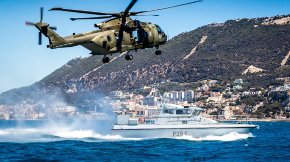 On 18th August the Royal Marines’ flying wing took part in Exercise Barbary Commando 16, training students from the Operational Conversion Flight to complete one of the final elements they need to become qualified Commando Merlin pilots and aircrew.