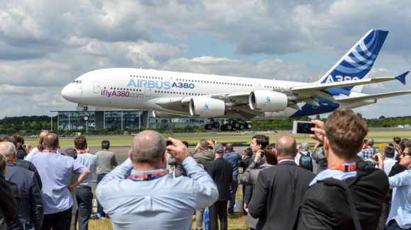 Airbus A380 at FIA 2016