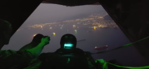 SPAG parachute exercise over Gibraltar