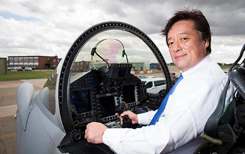 The Japanese State Minister of Defence Visits RAF Coningsby Mr Kenji Wakamiya, Japan's State Minister of Defense, visited Royal Air Force Coningsby on Friday 9 September.