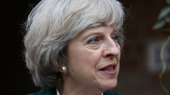 Theresa May has urged world leaders to seek action in making air travel safer.