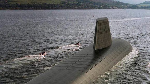 Composite CGI (Computer Generated Image) image, showing what the Successor project submarine may look like once completed.