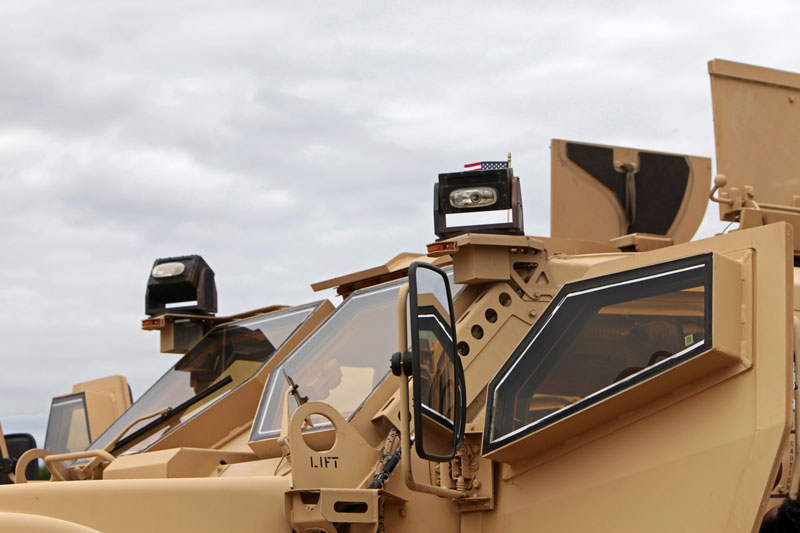 While much attention is paid to the arms, armour and engines on defence vehicles, often other components go under-reported; such as the security glass that allows operations to proceed with clarity and safety.