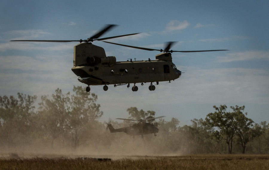 Australia’s reputation as a defence hub has been given a boost with crucial Chinook helicopter maintenance jobs coming to the city of Townsville.