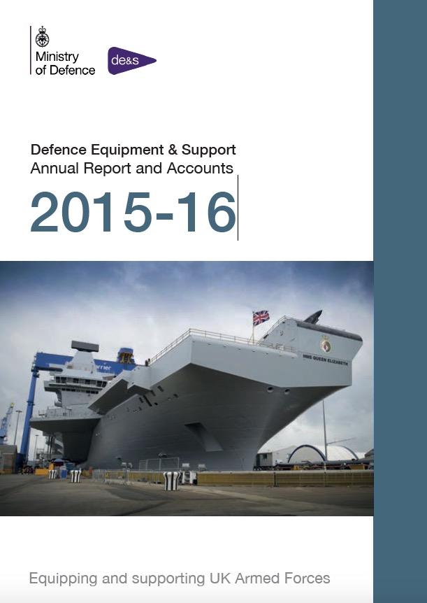Defence Equipment & Support Annual Report and Accounts 201516
