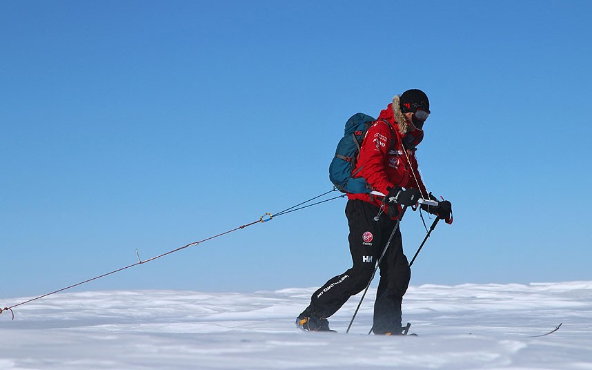 Prince Harry leading Team UK in Antartica ©Walking with the Wounded/EPA