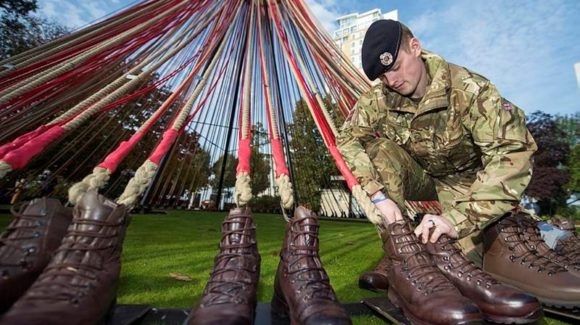 Today will see the UK’s first Remembrance Art Trail open at Canary Wharf. Designed in association with the Royal British Legion