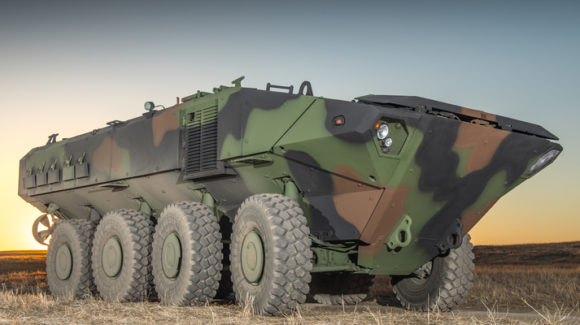 The first of 16 Amphibious Combat Vehicles (ACV) developed by BAE Systems has been received by the US Marine Corps.