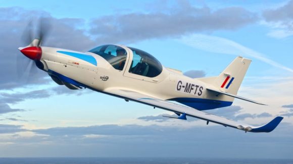 Bristol-based Elbit Systems UK has announced that its joint venture with KBR – Affinity Flying Training Services – has reached a significant project milestone with the delivery of its first training aircraft.