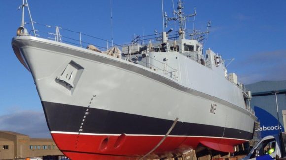 Following a six-month revamp programme, work on overhauling HMS Shoreham was completed just before Christmas.