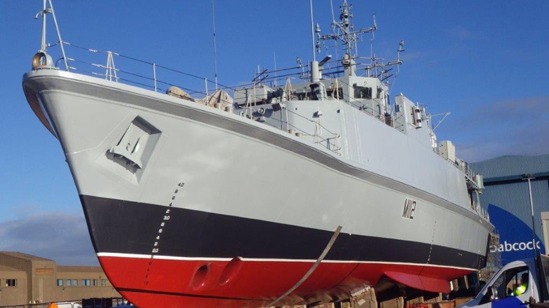 Following a six-month revamp programme, work on overhauling HMS Shoreham was completed just before Christmas.