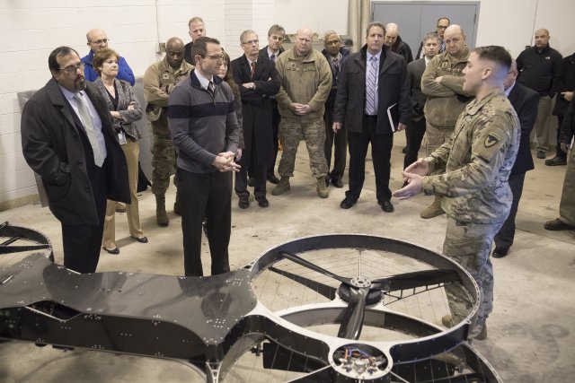 Demonstrations have recently completed on a unique quadcopter developed by The Army Research Laboratory and industry partners