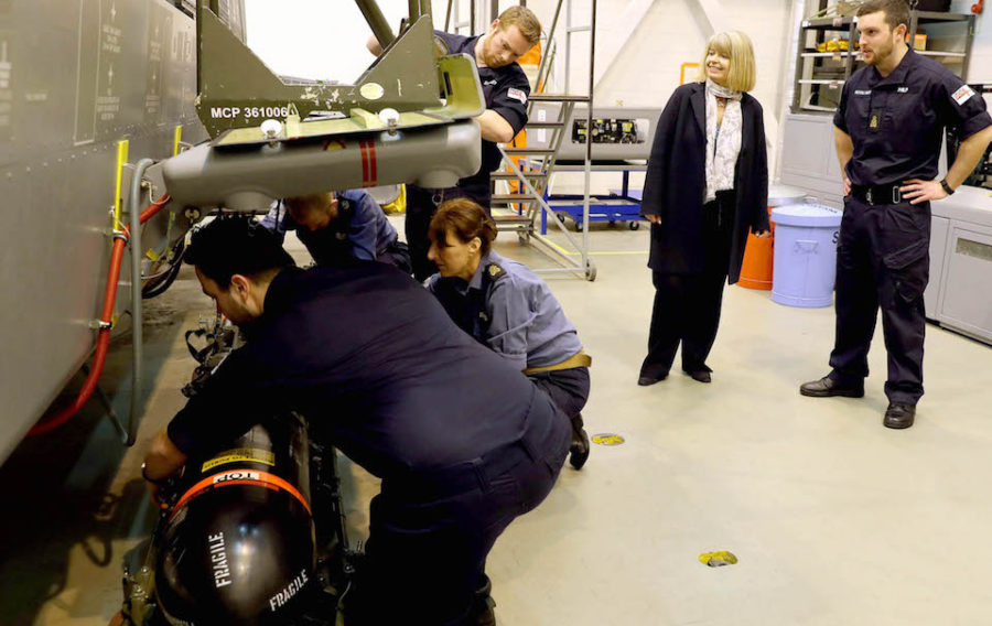 This week has seen Minister for Defence Procurement, Harriett Baldwin, visit the Royal Naval Air hub at Culdrose and Falmouth docks as part of an initiative to highlight UK supply chain involvement for the new Queen Elizabeth Class Carriers.