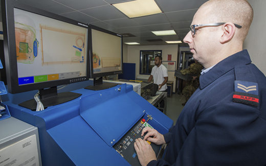 New state-of-the-art security screening equipment has been installed at RAF Brize Norton.