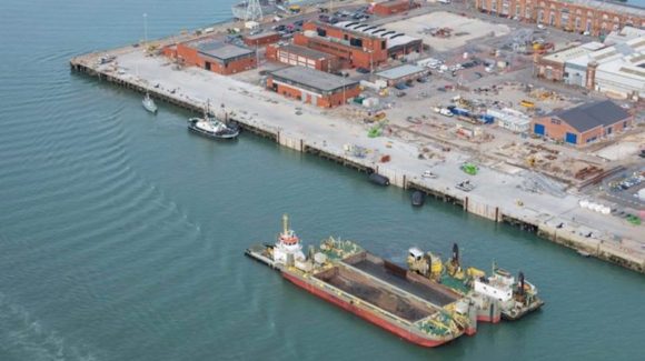 A £100M project to ready an historic jetty at HM Naval Dockyard Portsmouth for the arrival of the largest UK warships ever built has been completed.
