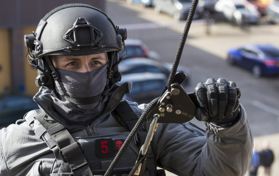 ROYAL MARINES OPEN CENTRE FOR URBAN TACTICS AND CLIMBING IN LONDON