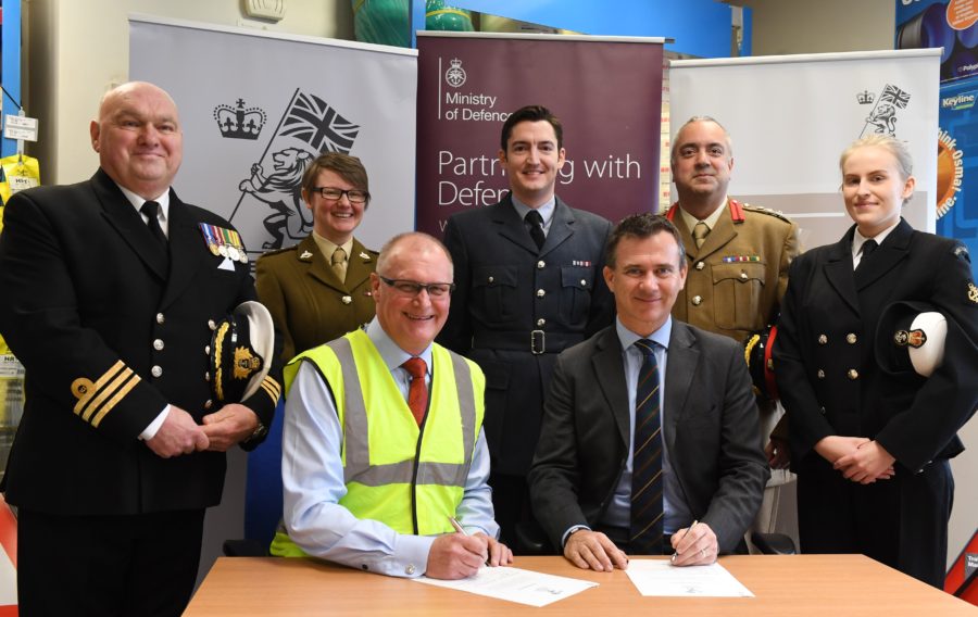 Travis Perkins has become the latest company to sign up to the Armed Forces Covenant, bringing the total number of companies to 1,500.