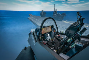 Pilots for the F-35 Lightning II are preparing for the arrival of the Queen Elizabeth Class carriers with the launch of a new simulator by BAE Systems.