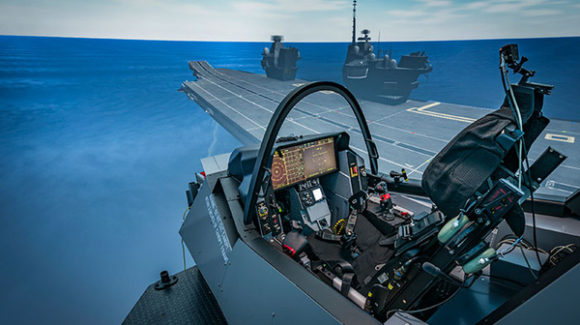 Pilots for the F-35 Lightning II are preparing for the arrival of the Queen Elizabeth Class carriers with the launch of a new simulator by BAE Systems.