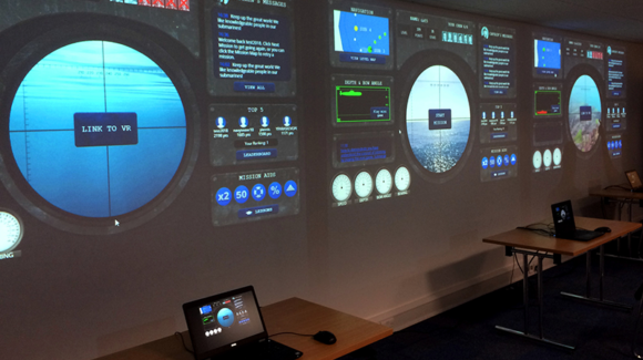 Military VIPs were treated to demonstrations at QinetiQ's facility of how emerging classroom technology will make training more efficient and effective.