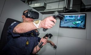 Military VIPs were treated to demonstrations at QinetiQ's facility of how emerging classroom technology will make training more efficient and effective. 