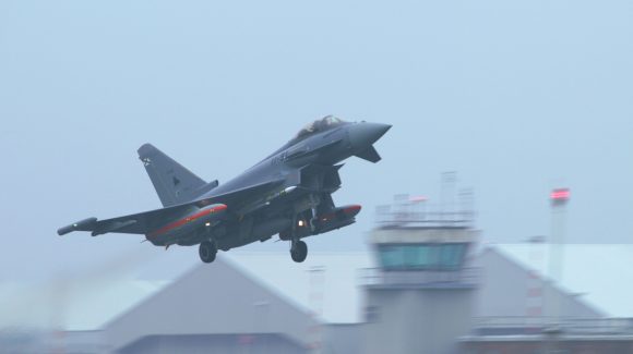 Trials have been successfully completed by a Typhoon aircraft to simultaneously fire two MBDA Meteor Beyond Visual Range air-to-air missiles.