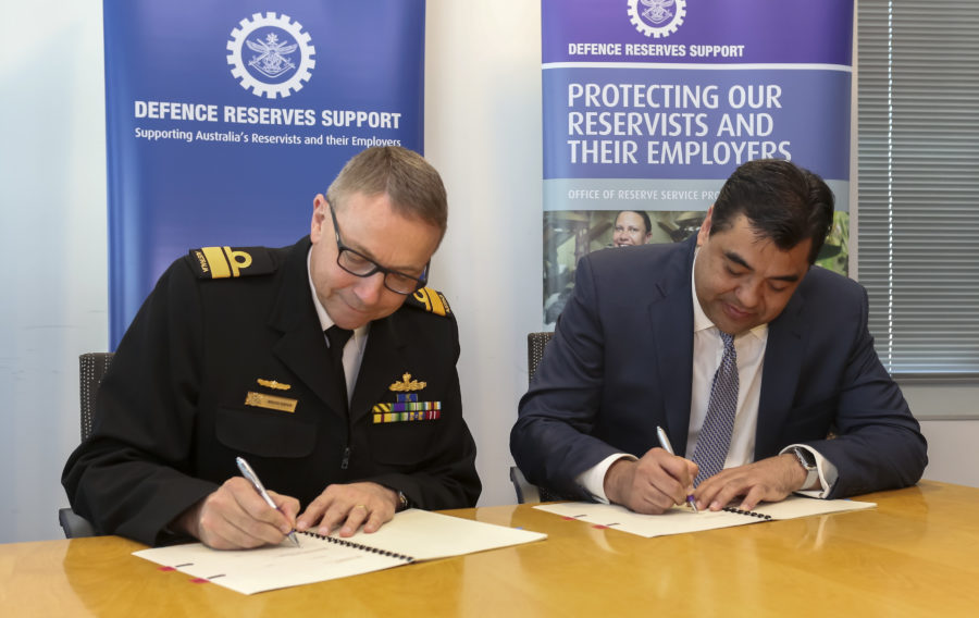 The Australian Defence Force (ADF) and Serco Australia have signed a Memorandum of Understanding to support reservist operations.