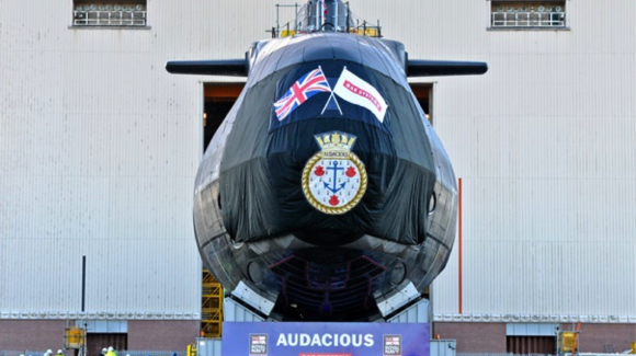 The fourth submarine in the new Astute class, the Audacious, has been launched at BAE Systems Barrow-in-Furness site.