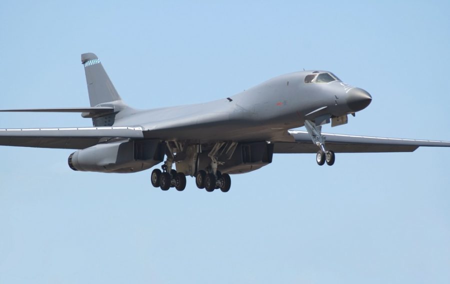 B1-B Lancer bombers arrive at RAF Fairford