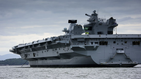 HMS Queen Elizabeth, the first of the new QE Class aircraft carriers, has taken to sea for the very first time.