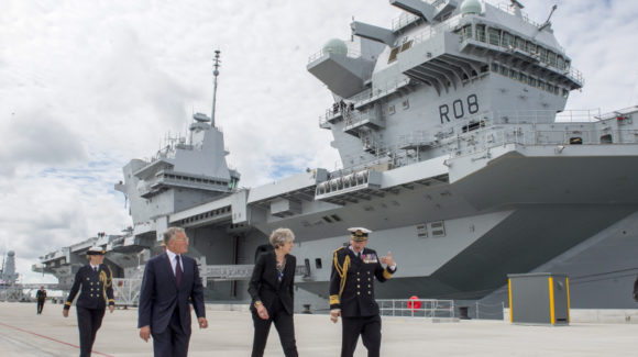 Dstl play pivotal role in HMS Queen Elizabeth commissioning