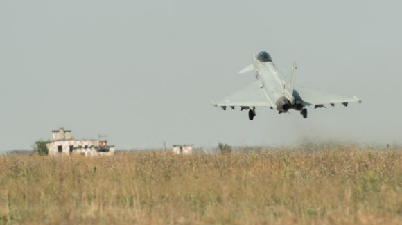 RAF TYPHOONS HAND OVER NATO ROMANIA DUTIES TO CANADA