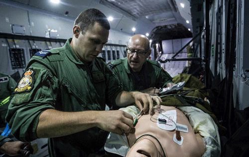 An RAF Aeromedical Evacuation team has deployed on exercise with A400M Atlas for the first time.