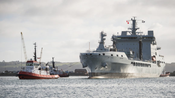 RFA Tiderace to undergo customisation in Cornwall