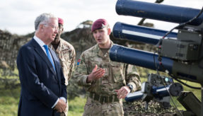 War-fighting capability on display for Defence Secretary