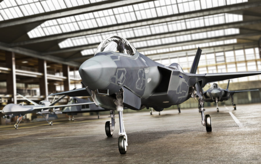 Royal Navy celebrates successful F-35 strike fighter airframe test (1)