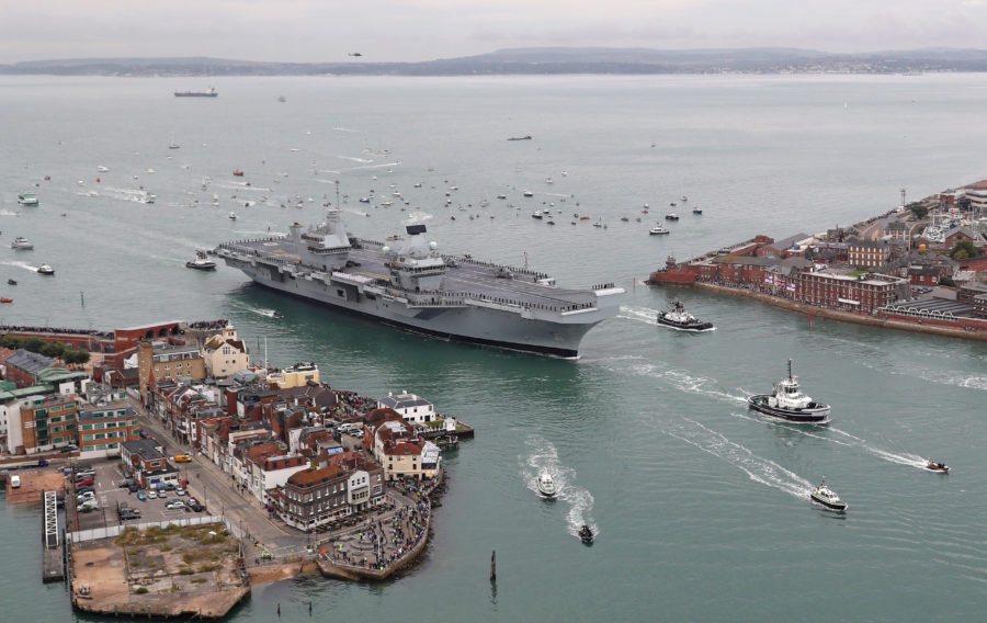 Defence Minister recognises business contribution to Britain's biggest warships