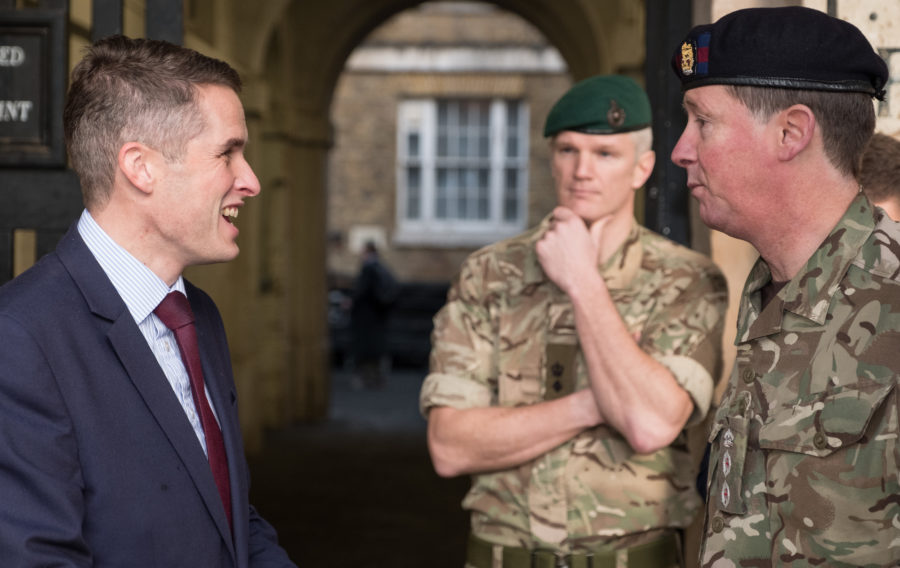 Defence Secretary praises personnel keeping Britain safe over Christmas