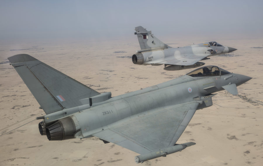 Defence Secretary signs multi-billion pound jet contract with Qatar