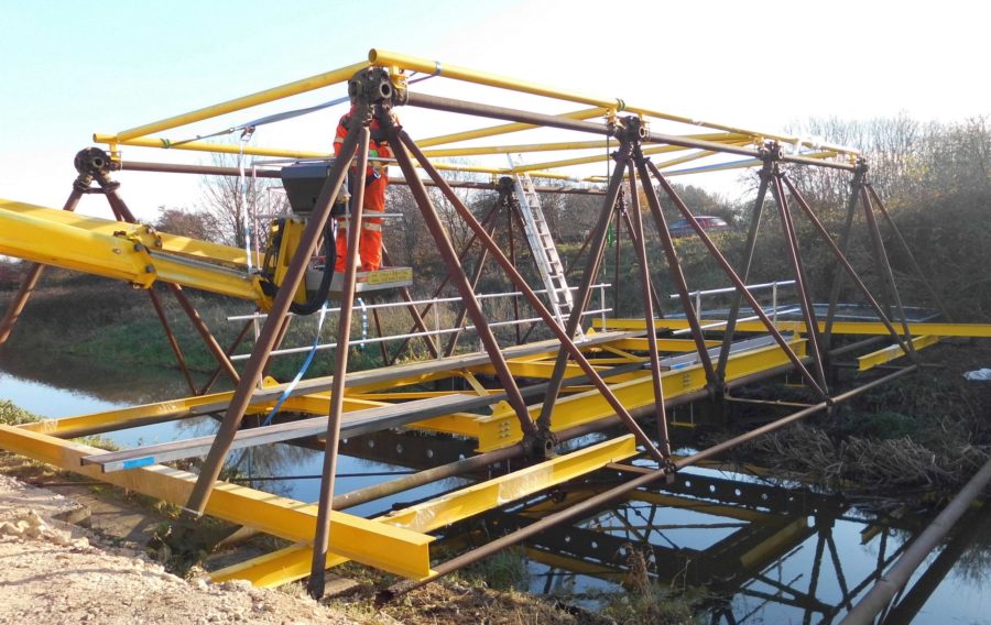 Historic military bridge makes final journey