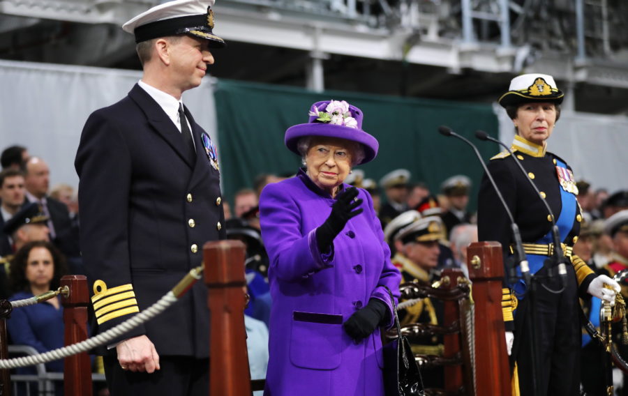 The Queen commissions Royal Navy’s largest ever ship into the fleet