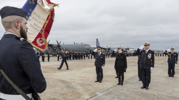 French Minister welcomes first C-130J Super Hercules aircraft