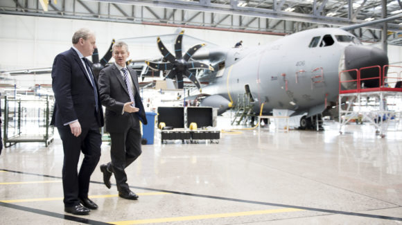 Defence Minister opens new Atlas aircraft hangar at RAF Brize Norton