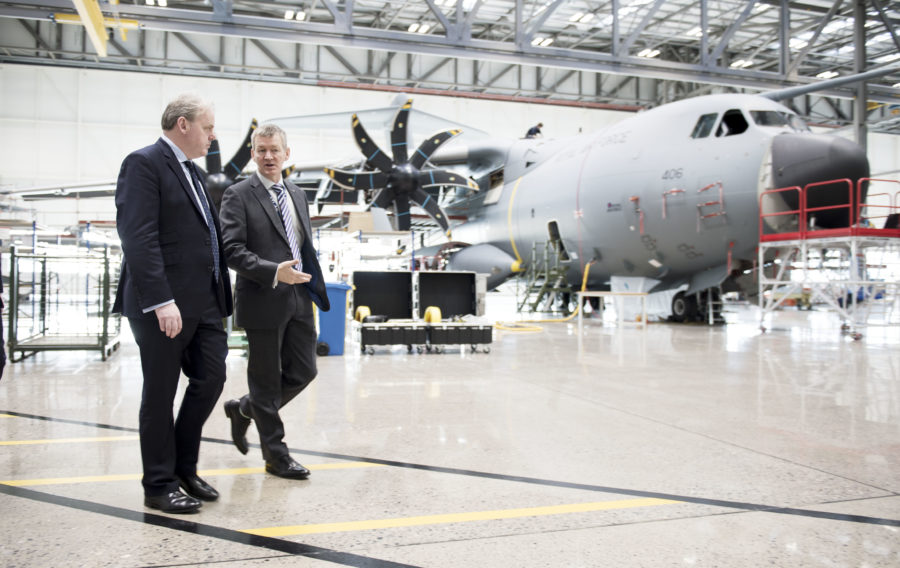 Defence Minister opens new Atlas aircraft hangar at RAF Brize Norton