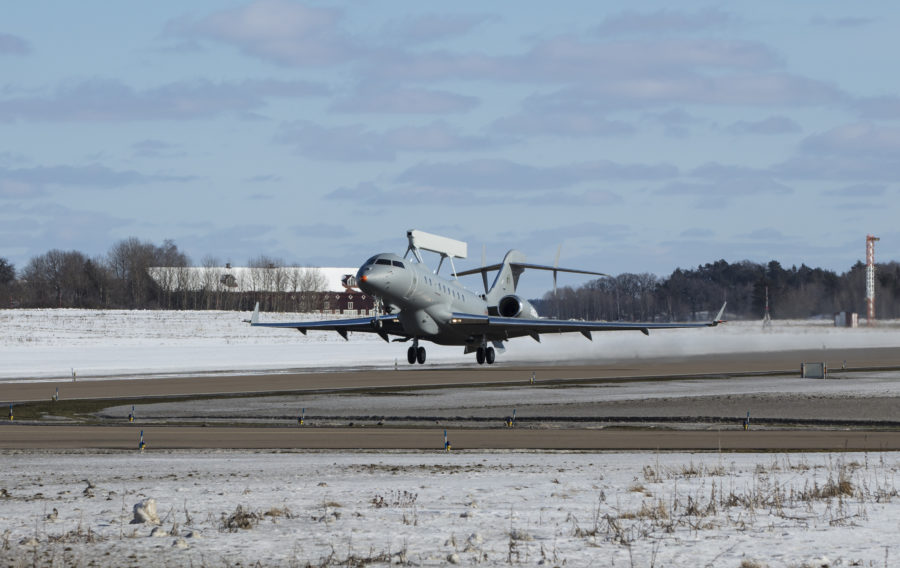 Saab’s GlobalEye aircraft enjoys successful first flight