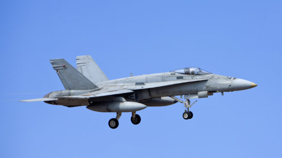 Cobham pilot breathing sensors tested on F-18 and T-45