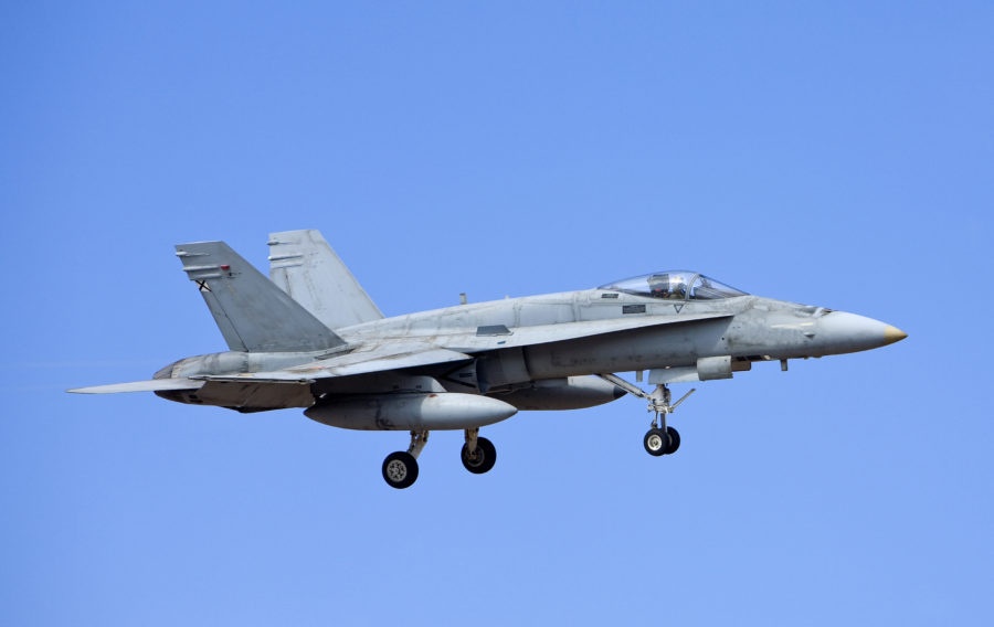 Cobham pilot breathing sensors tested on F-18 and T-45