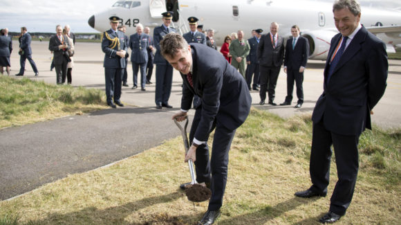 Defence Secretary launches £132m Scots submarine hunting aircraft